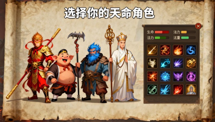 大圣西游游戏截图 - 角色创建